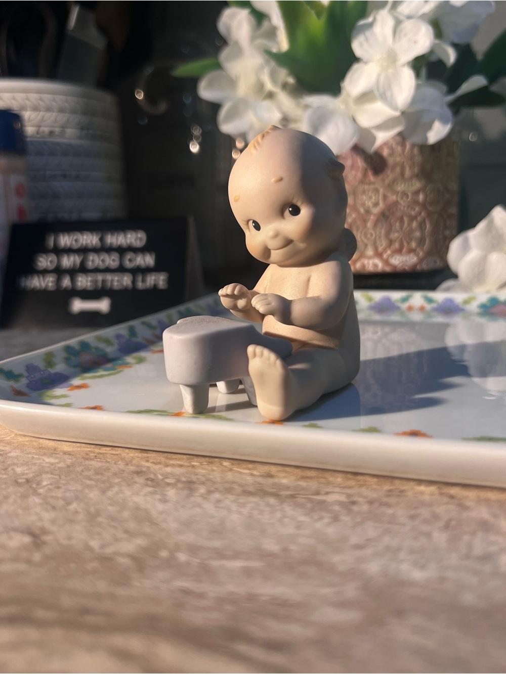 Adorbs VINTAGE Kewpie playin peeaaanno